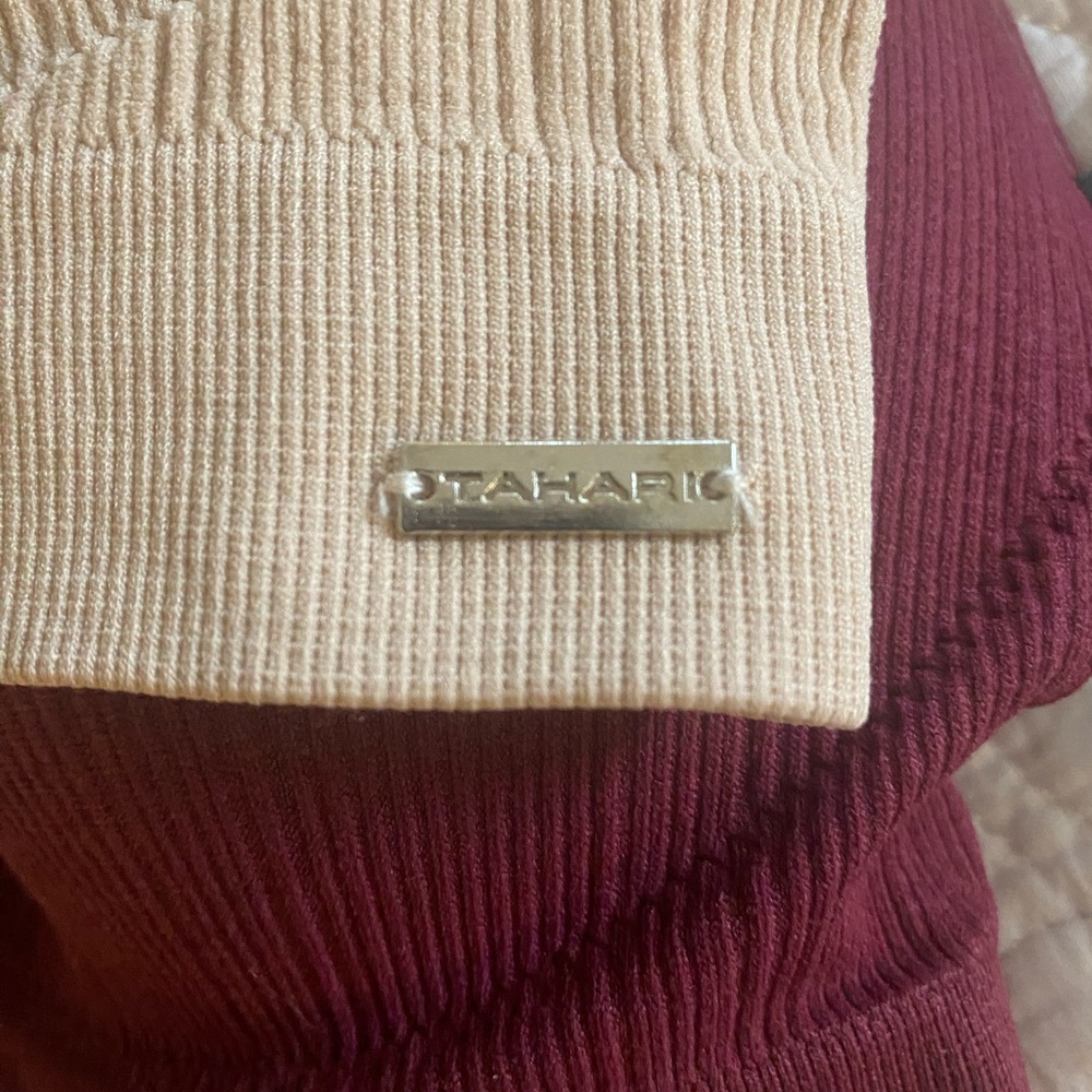 Tahari Ribbed Bralette Trio NWT - Picture 2 of 5